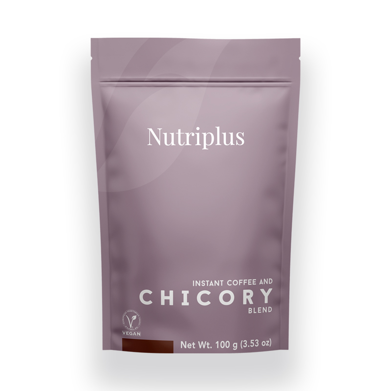 NUTRIPLUS ხსნადი ნუტრი ყავა CHICORY 100 გრ.