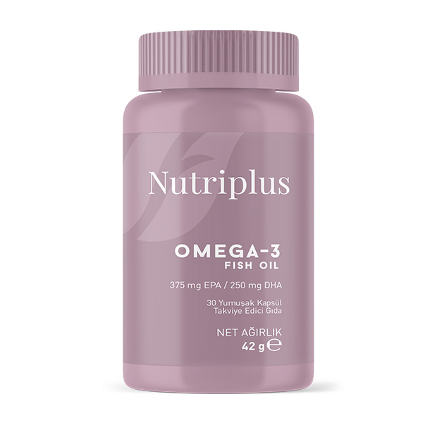 NUTRIPLUS ვიტამინი OMEGA 3 რბილი კაფსულები 30 ც.