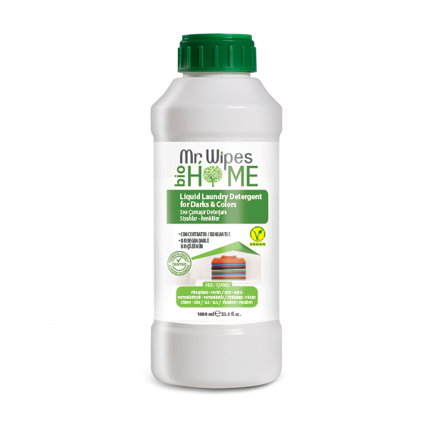MR. WIPES თხევადი სარეცხი საშუალება ფერადი და მუქი ქსოვილებისთვის, 1000 მლ.