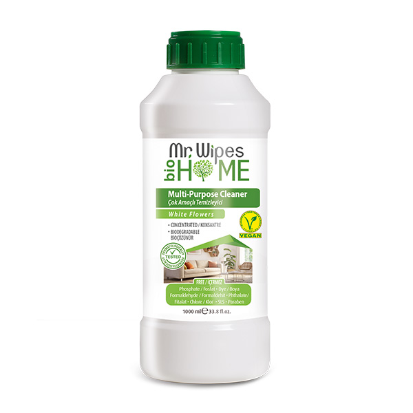 MR. WIPES მულტი გამწმენდი საშუალება WHITE FLOWERS 1000 მლ.