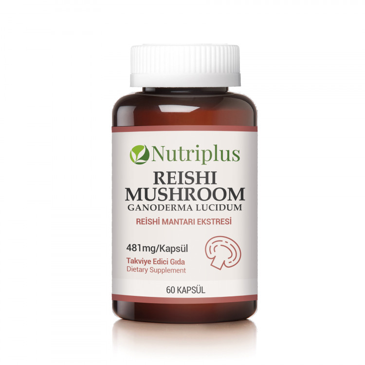NUTRIPLUS რეიშის სოკო REISHI MUSHROOM 60 კაფსულა