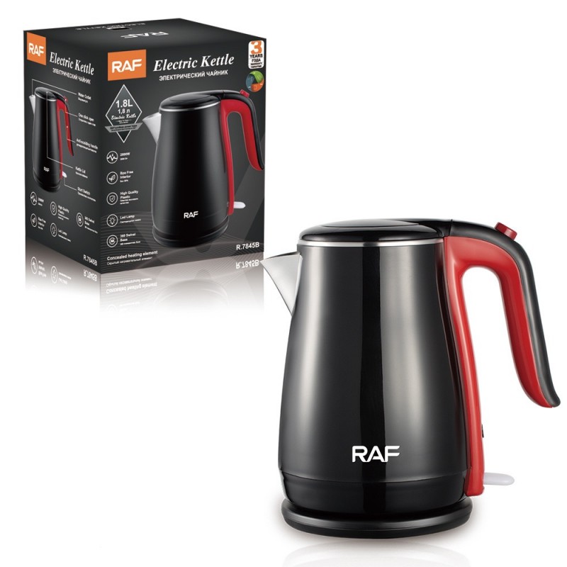 ელექტრო ჩაიდანი 1,8 ლ (შავი)