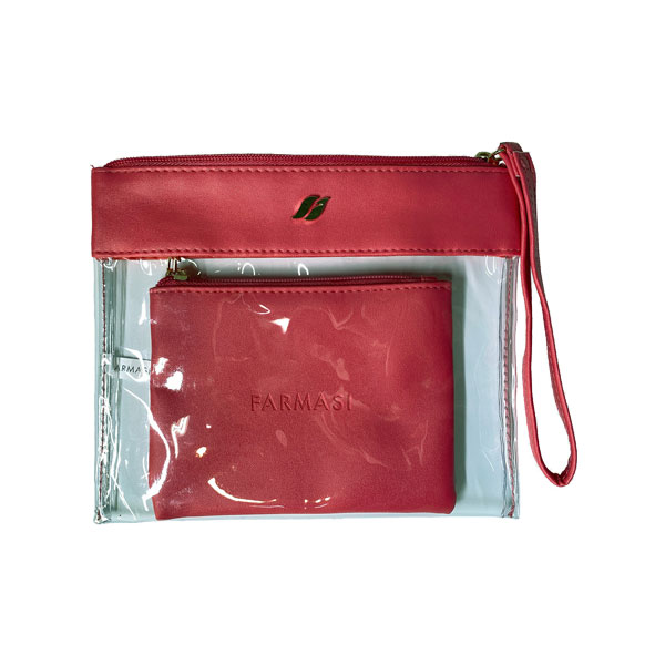 მაკიაჟის ჩანთის ნაკრები 2IN1 CORAL