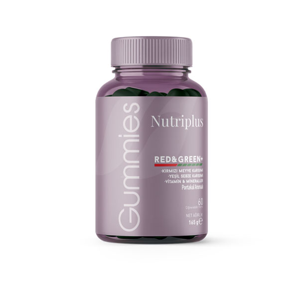 NUTRIPLUS საკვები დანამატი GREEN&RED 60 აბი