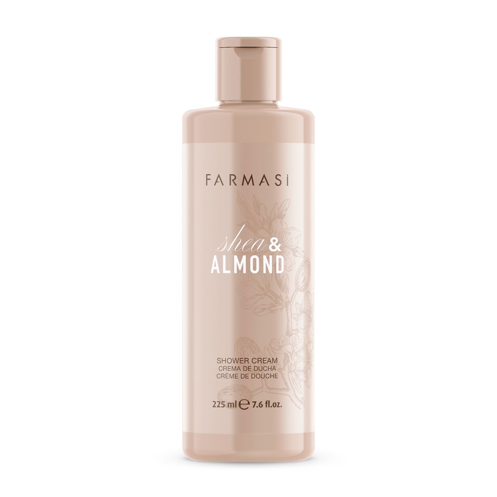 საშხაპე კრემ გელი შის კარაქით და ნუშის ექსტრაქტით 225 მლ