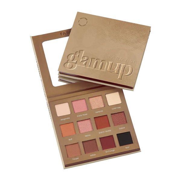 თვალის ჩრდილების პალიტრა GLAM UP 12 ფერი