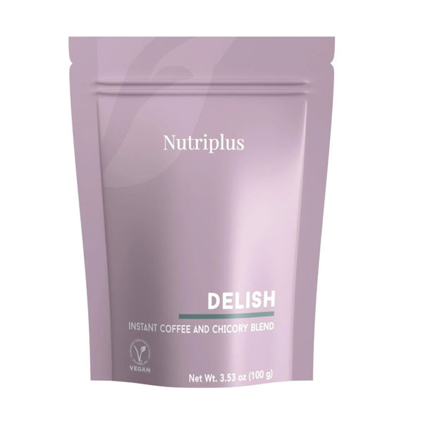 NUTRIPLUS ხსნადი ნუტრი ყავა DELISH 100 გრ.