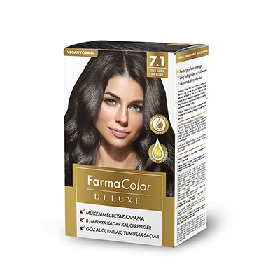 თმის ვეგანური საღებავიDELUXE HAIR 7.1