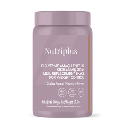 NUTRIPLUS შეიკი შოკოლადის არომატით CHOCOLATE 520 გრ.