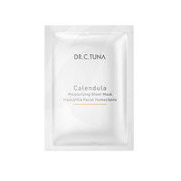DR. C. TUNA სახის დამატენიანებელი და დამამშვიდებელი ქაღალდის ნიღაბი CALENDULA
