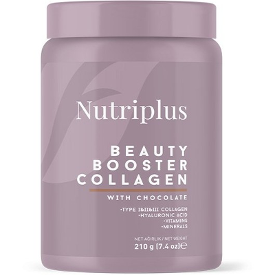 NUTRIPLUS კოლაგენის ფხვნილი შოკოლადის არომატით BEAUTY BOOSTER COLLAGEN 210 გრ.