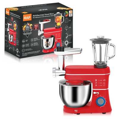 მრავალფუნქციური მიქსერი წითელი