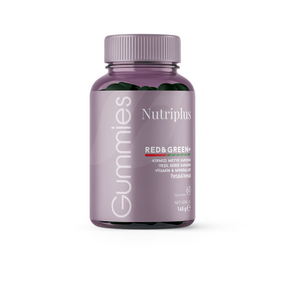 NUTRIPLUS საკვები დანამატი GREEN&RED 60 აბი