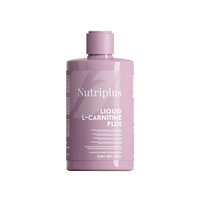 NUTRIPLUS L CARNITINE საკვები დანამატი ფორთოხლის და ატმის გემოთი 450 მლ.